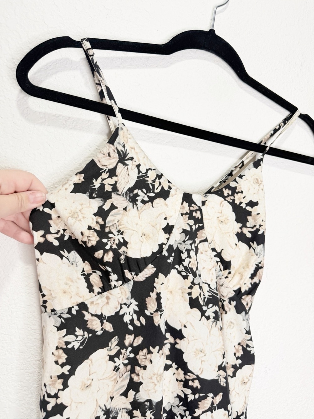 For Love and Lemons Babydoll Slip Mini Dress Floral Boho Coquette - Picture 2 of 7